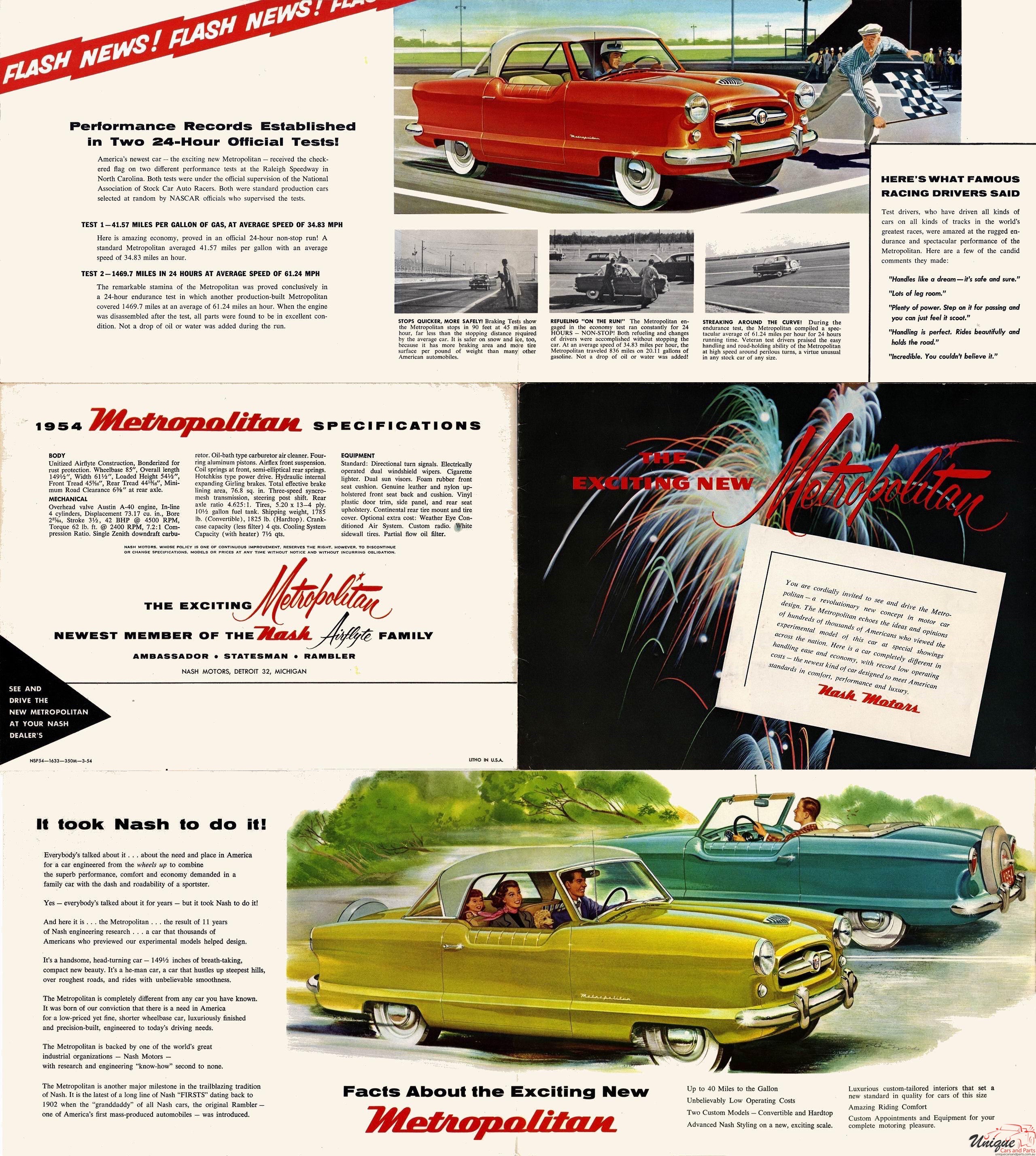 1954 Nash Metropolitan Foldout Page 2